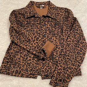 Leopard print jacket